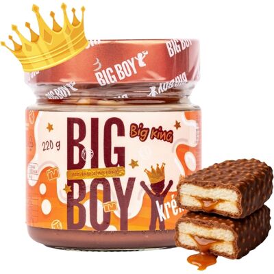 BIG BOY Big King - Krém s lieskovými ořechy a mlékem 220g BIG BOY Big King - Krém s lieskovými ořechy a mlékem 220g