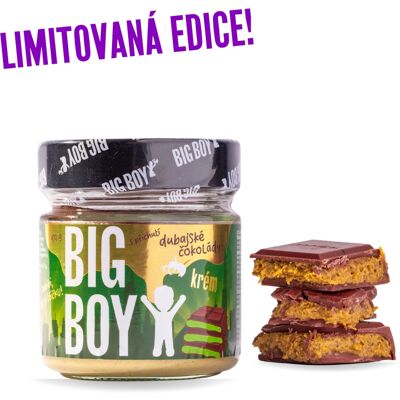 BIG BOY Pistáciová krém s příchutí dubajské čokolády 170 g BIG BOY Pistáciová krém s příchutí dubajské čokolády 170 g