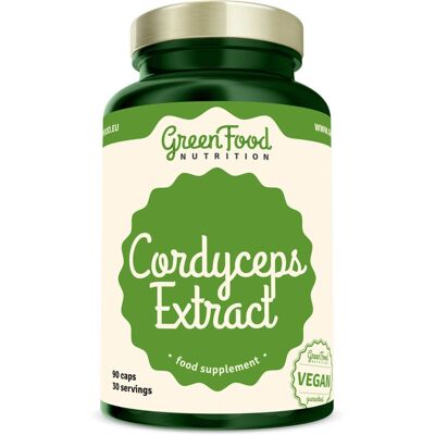 Extrakt Cordyceps GreenFood - 90 kapslí Extrakt Cordyceps GreenFood - 90 kapslí