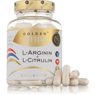 GOLDEN NATURE - Exclusive Arginin + Citrulin - 100 kapslí GOLDEN NATURE - Exclusive Arginin + Citrulin - 100 kapslí