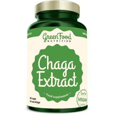 GreenFood Extrakt z houby Chaga - Vitalní houba doplněk GreenFood Extrakt z houby Chaga - Vitalní houba doplněk