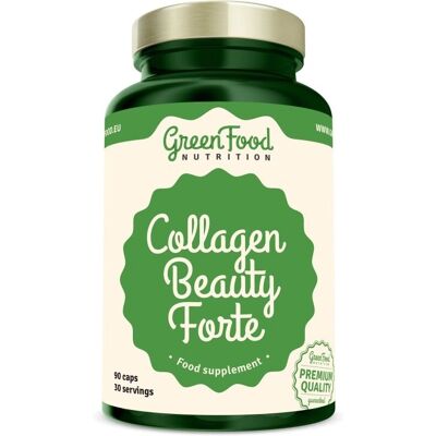 GreenFood Nutrition Collagen Forte Kapsle - Krása a Zdraví GreenFood Nutrition Collagen Forte Kapsle - Krása a Zdraví