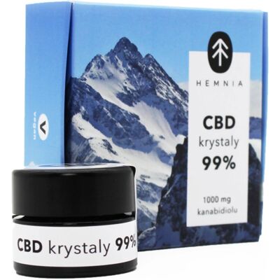 Hemnia CBD Kristalle - 99% CBD - 1g Hemnia CBD Kristalle - 99% CBD - 1g