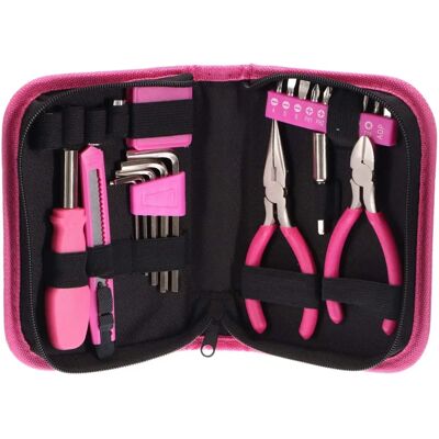 Juego de Herramientas para Mujeres Rosa 26 - Reparaciones en Casa Juego de Herramientas para Mujeres Rosa 26 - Reparaciones en Casa