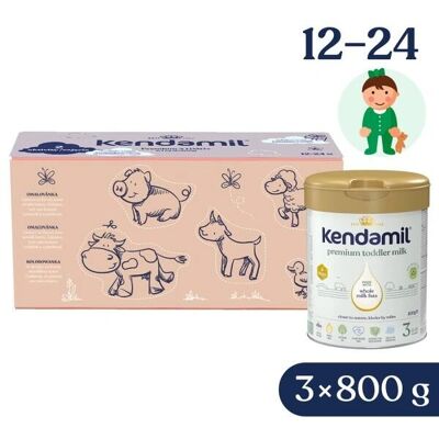 Kendamil Premium 3 HMO+ 2,4 kg - Säuglingsnahrung Kendamil Premium 3 HMO+ 2,4 kg - Säuglingsnahrung