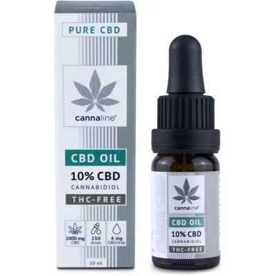 CANNALINE THC-Free Hemp CBD Oil 10% - CBD Oil CANNALINE THC-Free Hemp CBD Oil 10% - CBD Oil