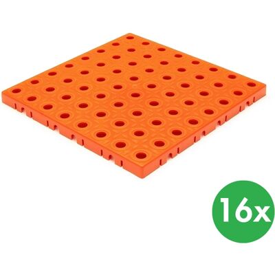 B2B Partner PVC Bodenfliese - 16 Stk, Orange - Bodenfliesen System B2B Partner PVC Bodenfliese - 16 Stk, Orange - Bodenfliesen System
