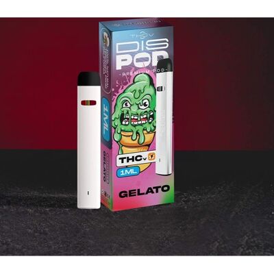 Tschechisches CBD disPOD Gelato - Vape Pen, 25% THCV, 67% CBG, 1ml Tschechisches CBD disPOD Gelato - Vape Pen, 25% THCV, 67% CBG, 1ml