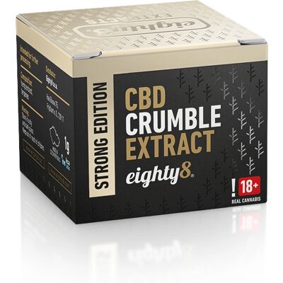 Eighty8 CBD-Crumble - Hoch CBD Zitrus-Extrakt Eighty8 CBD-Crumble - Hoch CBD Zitrus-Extrakt