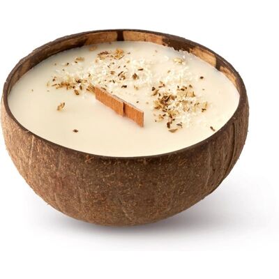 Tropicandle Coconut Wooden Wick Candle - Candle Tropicandle Coconut Wooden Wick Candle - Candle
