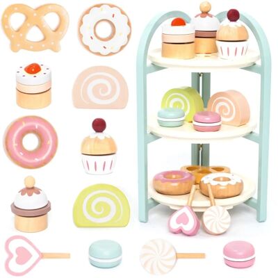 UMU Toys Dessert Set - Holzspielzeug für Kinder 3+ UMU Toys Dessert Set - Holzspielzeug für Kinder 3+