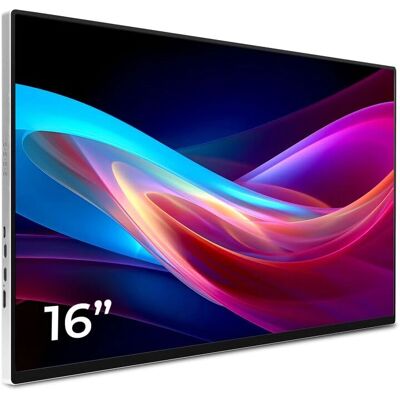 Prenosný monitor Misura M16 QHD - 16 palců, Quad HD, 25 ms, Černá/Stříbrná Prenosný monitor Misura M16 QHD - 16 palců, Quad HD, 25 ms, Černá/Stříbrná
