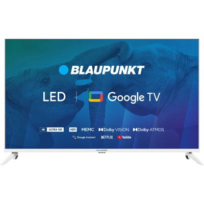 Blaupunkt 43Ubg6010s 4K Ultra HD TV - GoogleTV, Dolby Atmos, WiFi, Biały Blaupunkt 43Ubg6010s 4K Ultra HD TV - GoogleTV, Dolby Atmos, WiFi, Biały