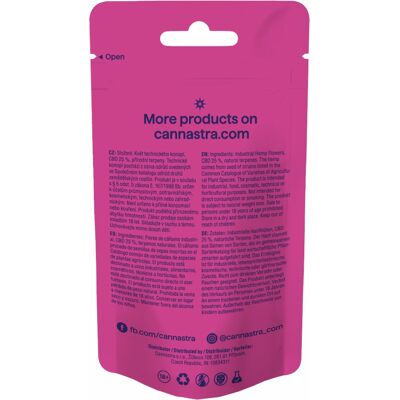 Kwiaty CBD Cannastra Black Hole Berries - 25% CBD - 1-100g Kwiaty CBD Cannastra Black Hole Berries - 25% CBD - 1-100g
