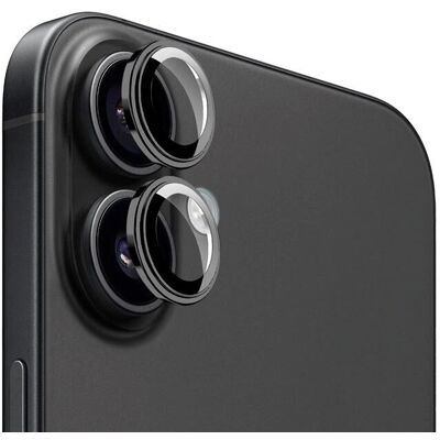 Apple iPhone 16 / 16 Plus Mobile Origin Objektivschutz - Schwarz Apple iPhone 16 / 16 Plus Mobile Origin Objektivschutz - Schwarz