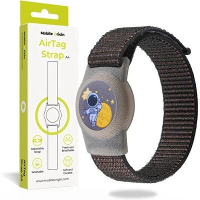 Mobile Origin - AirTag Nylon Rem - Schwarz - Accessory Mobile Origin - AirTag Nylon Rem - Schwarz - Accessory
