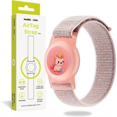 Mobile Origin - ATSTR-PNK-UNI - AirTag nylon strap Mobile Origin - ATSTR-PNK-UNI - AirTag nylon strap