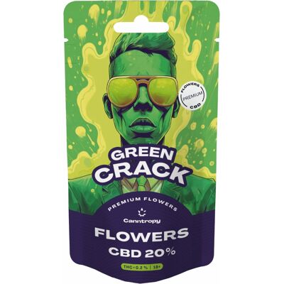 Kwiaty CBD Green Crack od Canntropy - 20% CBD - 1g-100g Kwiaty CBD Green Crack od Canntropy - 20% CBD - 1g-100g