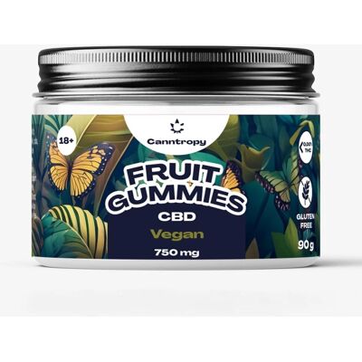 Canntropy Vegane CBD Fruchtgummis - 750 mg CBD Canntropy Vegane CBD Fruchtgummis - 750 mg CBD