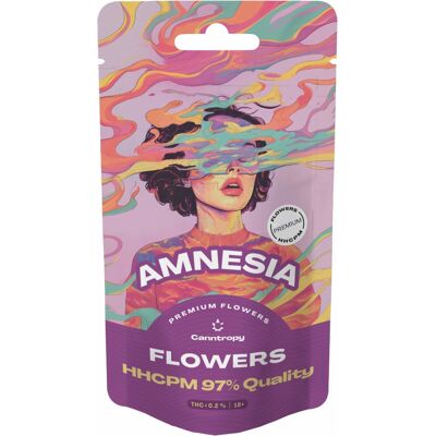 Canntropy Amnesia 97% Flower - High Purity, 1-100g Canntropy Amnesia 97% Flower - High Purity, 1-100g