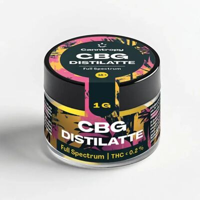 Canntropy CBG Full Spectrum Distillate - CBD Distillate Canntropy CBG Full Spectrum Distillate - CBD Distillate