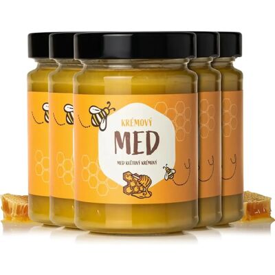 Natural Protein Krémový med - 5 kusů Natural Protein Krémový med - 5 kusů