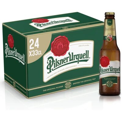 Pilsner Urquell - 24 bottiglie 33cl - Birra Pilsner Urquell - 24 bottiglie 33cl - Birra