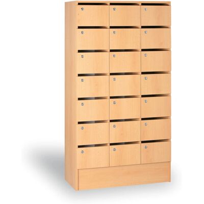 B2B Partner Schrank - 21 Fächer - Buche B2B Partner Schrank - 21 Fächer - Buche