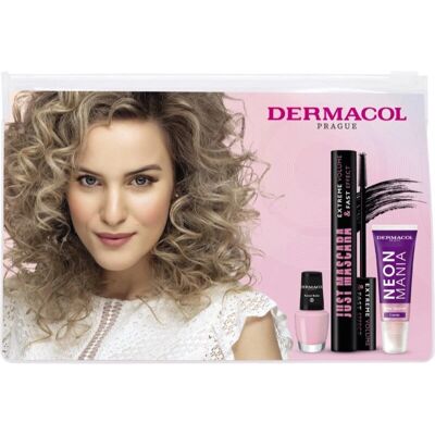 Set Mascara Dermacol - Volum, Lac de unghii, Gloss - Machiaj pentru Femei Set Mascara Dermacol - Volum, Lac de unghii, Gloss - Machiaj pentru Femei