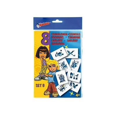 Malinos 300996 Weißes Kunstschablone - Schablonenset für Kinder Malinos 300996 Weißes Kunstschablone - Schablonenset für Kinder