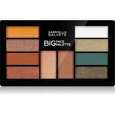 Gabriella Salvete Big Face Eyeshadow Palette with Highlighter and Bronzer - Eyeshadow Palette Gabriella Salvete Big Face Eyeshadow Palette with Highlighter and Bronzer - Eyeshadow Palette