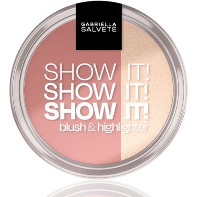 Gabriella Salvete Show It! Blush & Highlighter - Compact 9g Gabriella Salvete Show It! Blush & Highlighter - Compact 9g
