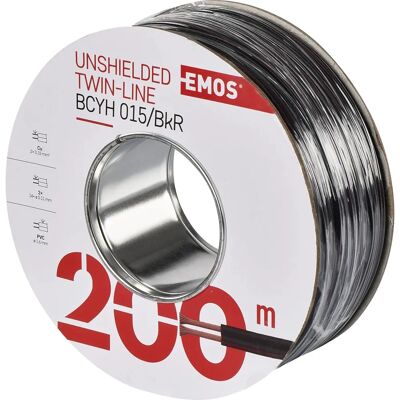 Emos Modelo S8130 - Cable 2x0,15mm Negro Rojo - Cable eléctrico Emos Modelo S8130 - Cable 2x0,15mm Negro Rojo - Cable eléctrico