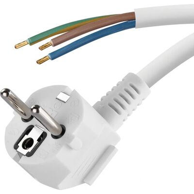 Emos Cable de Alimentación - 5m PVC Aislamiento 3x1mm2 KF-CR2 Emos Cable de Alimentación - 5m PVC Aislamiento 3x1mm2 KF-CR2