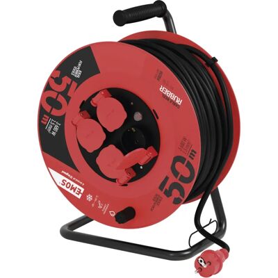 EMOS P08250 Außenkabeltrommel - 50m, 4 Steckdosen, IP44 EMOS P08250 Außenkabeltrommel - 50m, 4 Steckdosen, IP44