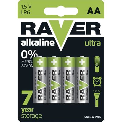 Piles AA Alcalines RAYOVAC - Batterie - Publicité Piles AA Alcalines RAYOVAC - Batterie - Publicité