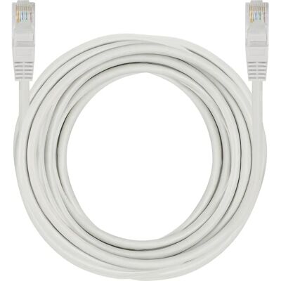 Emos S9125 - Câble Réseau Cat5e 5m - Gris - Publicité Emos S9125 - Câble Réseau Cat5e 5m - Gris - Publicité