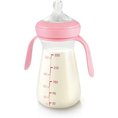 Tescoma Dětská láhev PAPU PAPI 250ml Růžová - Láhev Tescoma Dětská láhev PAPU PAPI 250ml Růžová - Láhev