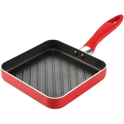 Poêle Grill Mini Presto de Tescoma - Petite Poêle Antiadhésive pour Plaques Électriques, Gaz et Vitrocéramiques Poêle Grill Mini Presto de Tescoma - Petite Poêle Antiadhésive pour Plaques Électriques, Gaz et Vitrocéramiques