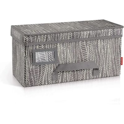 FANCY HOME Úložný box 40 x 18 x 20 cm, cappuccino FANCY HOME Úložný box 40 x 18 x 20 cm, cappuccino
