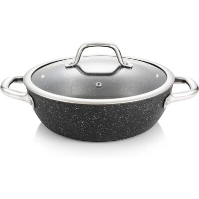Tescoma Tiefe Bratpfanne PRESIDENT Stone ø 24cm - Bratpfanne Tescoma Tiefe Bratpfanne PRESIDENT Stone ø 24cm - Bratpfanne