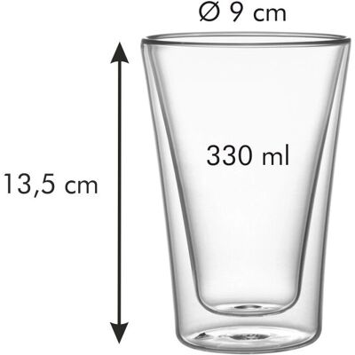 Tescoma Dvojplášťové 330 ml sklenice - Termo sklenice Tescoma Dvojplášťové 330 ml sklenice - Termo sklenice