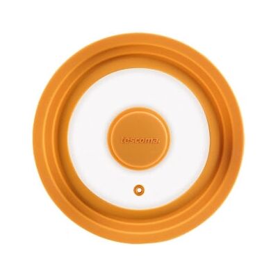 Couvercle universel TESCOMA Unicover - Rond Orange, Transparent - Couvercle de casserole Couvercle universel TESCOMA Unicover - Rond Orange, Transparent - Couvercle de casserole