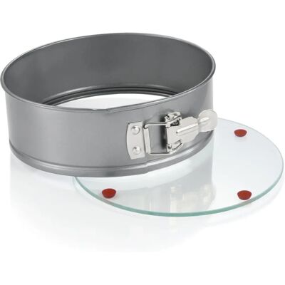 Moule à gâteau DELÍCIA 20cm - Fond en verre amovible Moule à gâteau DELÍCIA 20cm - Fond en verre amovible