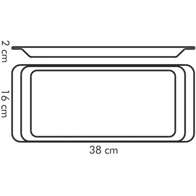 Tescoma Gustito Rechteckige Servierplatte - Serving Plate Tescoma Gustito Rechteckige Servierplatte - Serving Plate