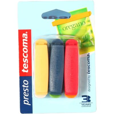 Tescoma Presto Beutelclips - 6er Set - Lebensmittelsiegel Tescoma Presto Beutelclips - 6er Set - Lebensmittelsiegel
