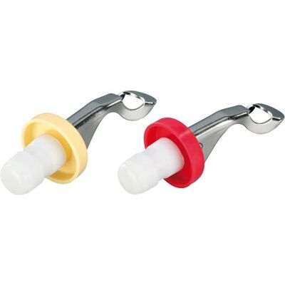 Tescoma Model 420696 Assorted Kleuren Flessenstopper - Flessenstopper/Decanteur Tescoma Model 420696 Assorted Kleuren Flessenstopper - Flessenstopper/Decanteur