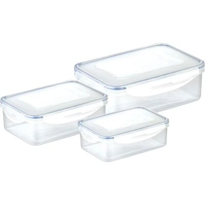 FRESHBOX Obdélníkové nádoby na potraviny - 3 kusy FRESHBOX Obdélníkové nádoby na potraviny - 3 kusy