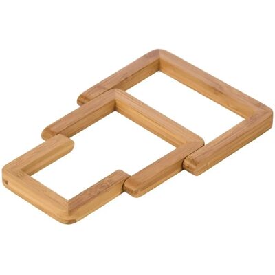 Tescoma Modello 900854 Supporto Pieghevole in Bambù - Supporto per Pentole Tescoma Modello 900854 Supporto Pieghevole in Bambù - Supporto per Pentole