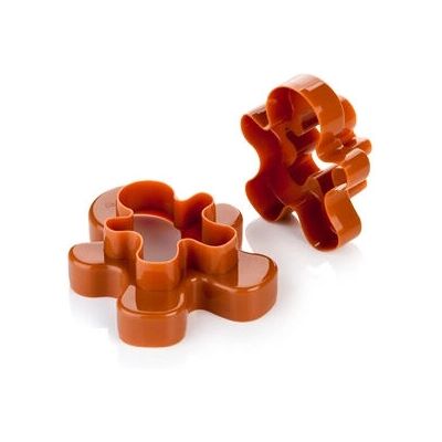 Tescoma Ausstecher - Braun - Doppelter Lebkuchenmann - 4 Größen Tescoma Ausstecher - Braun - Doppelter Lebkuchenmann - 4 Größen